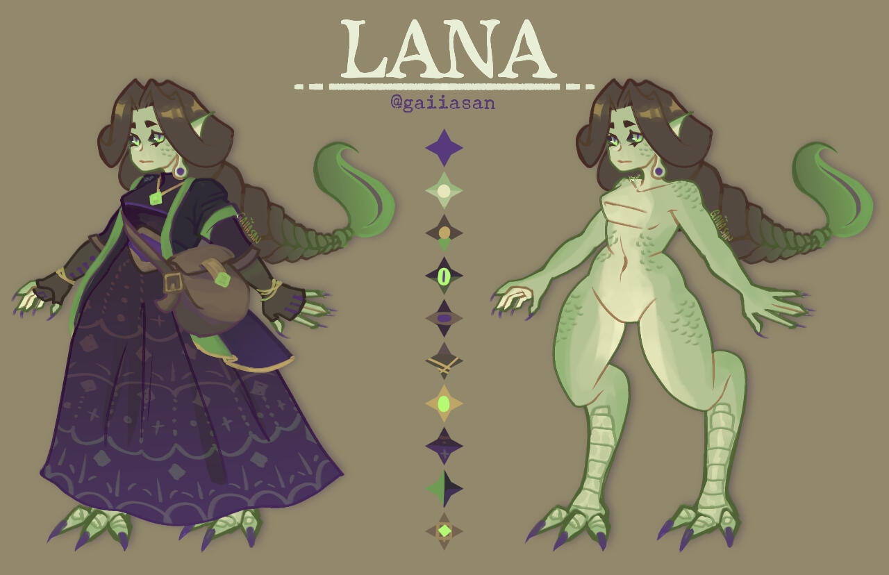 Lana Reference Sheet